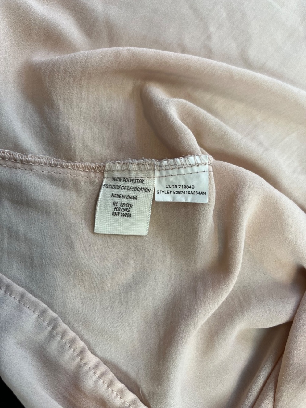 Adiva sz XL Light Neutral Blouse Bohemian Cottagecore Embroidered Romantic - Picture 8 of 13